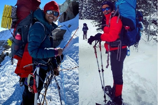 To educate 100 girls, Telangana duo out to conquer Ladakh's virgin peak