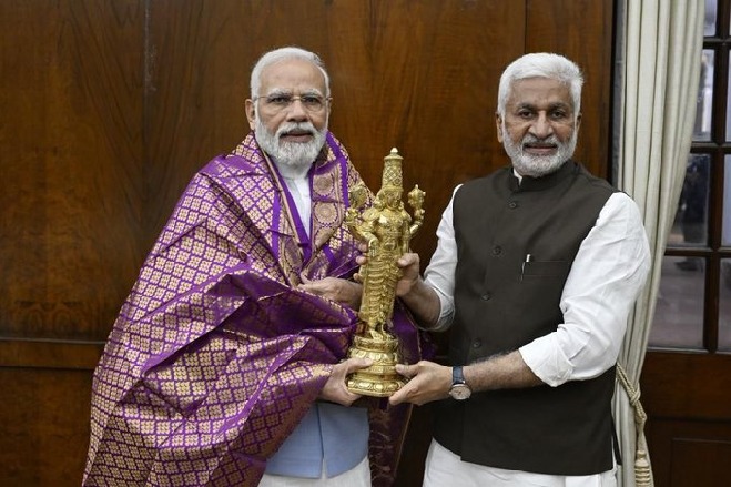 Vijayasai Reddy met PM Modi in Delhi