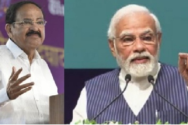 PM Modi writes to former V-P Naidu; compares him to Vinoba Bhave