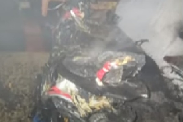Hyderabad: Two e-bikes catch fire as batteries explode
