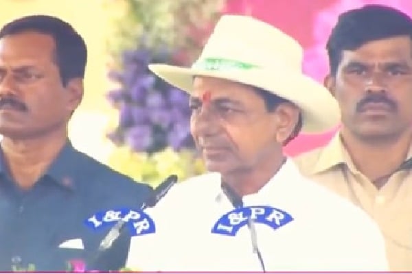 CM KCR take swipe at BJP leaders in Vikarabad rally