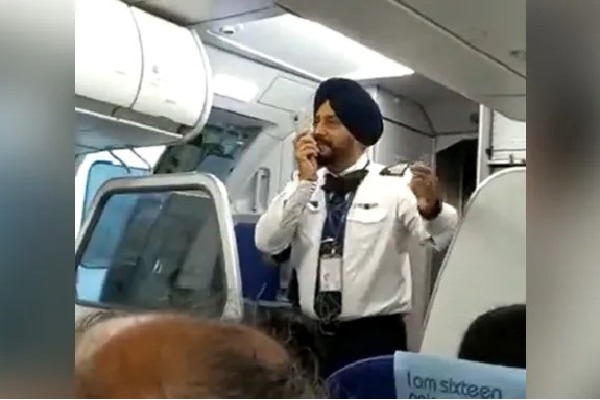 IndiGo pilots in flight announcement in English and Punjabi delights Internet Watch viral video