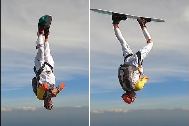 Man sky surfed 175 helicopter spins in single jump