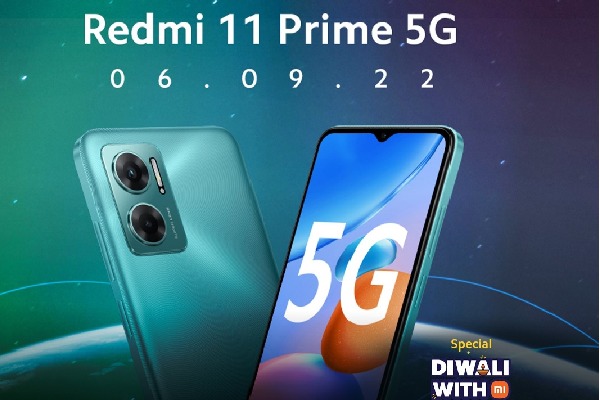 Redmi 11 prime india launch date and specifications