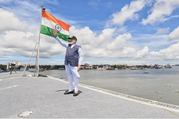 PM Modi commissioned first indigenous aircraft carrier INS Vikrant