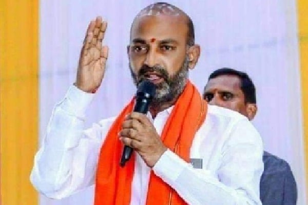 Bandi Sanjay slams TRS Govt over Vinayaka Nimajjan
