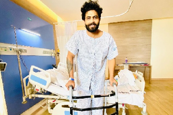 chennai super kings shares a photo of ravindra jadeja in hospital