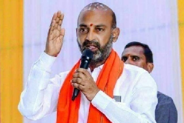 Bandi Sanjay hits out TRS comments on Governor