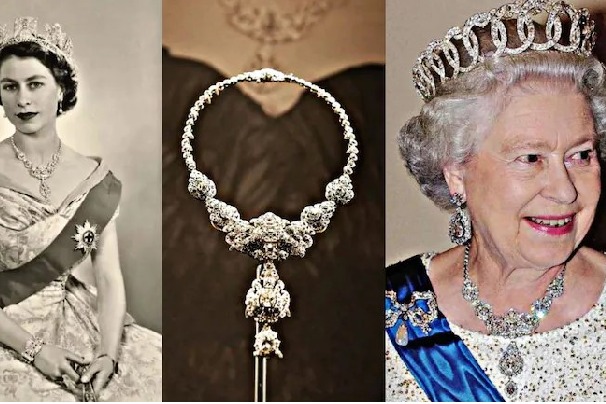 Queen Elizabeth II got a necklace with 300 diamonds from Nizam of Hyderabad as a wedding gift