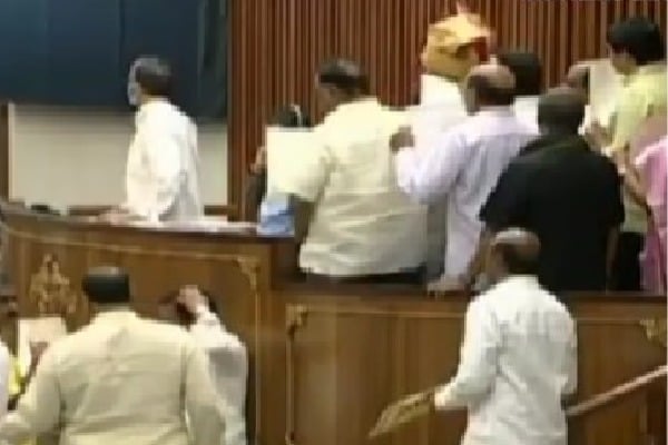 TDP MLAs create ruckus in AP Assembly, suspended for a day