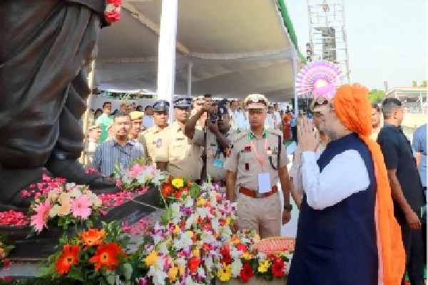 Telangana Liberation Day: Amit Shah pays tribute to Sardar Vallabhbhai Patel