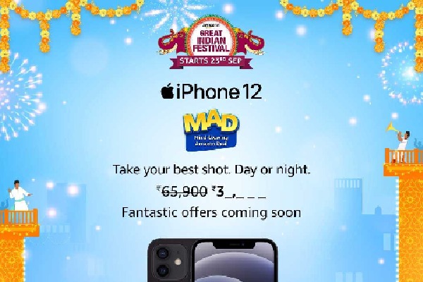 iPhone 12 to sell under Rs 40k during Amazon Great India Festival sale
