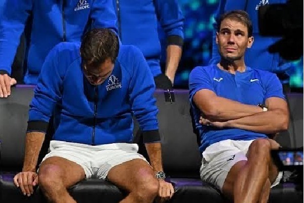  virat kohli shares image of Rafael Nadal crying for Roger Federer