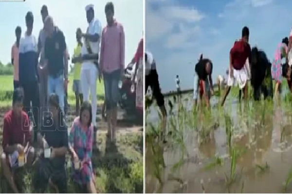 Baptla, Prakasam dist Collectors had a field day with their kids and farm workers