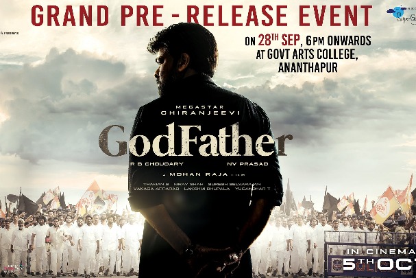 Godfather Grand Pre Release Event on 28th from 6 PM at Anantapur