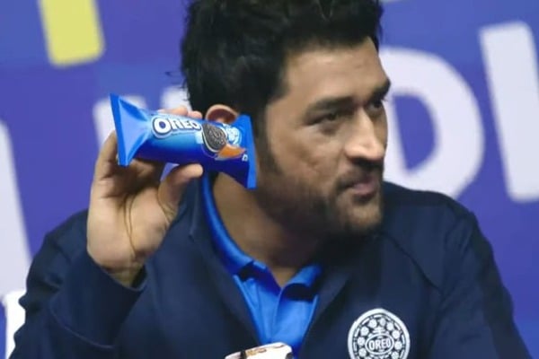 Dhoni re launches Oreo biscuits in India