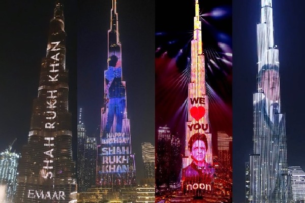 Shah Rukh Khan takes over Dubais Burj Khalifa again 
