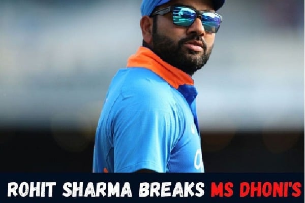 team india captain rohit sharma overtakes ms dhoniin t20 matches