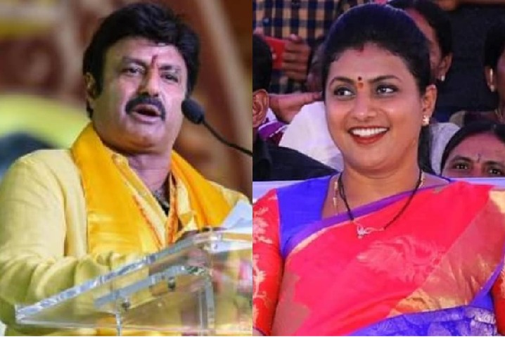 Balayya offer prayers, Roja breaks 108 coconuts for 3 capitals at Durga temple 