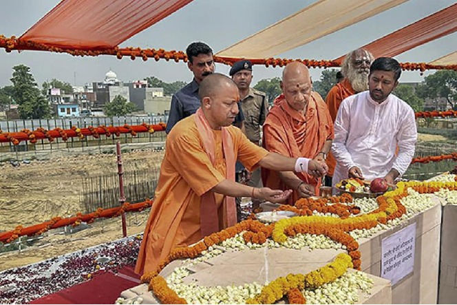 Ram temple construction work 50 percent complete UP CM Yogi Adityanath