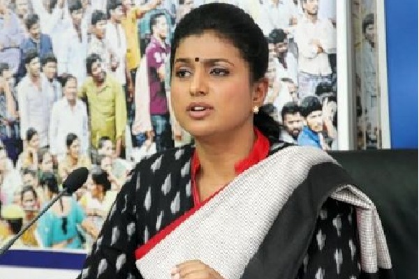 ap minister rk roja fires on tdp