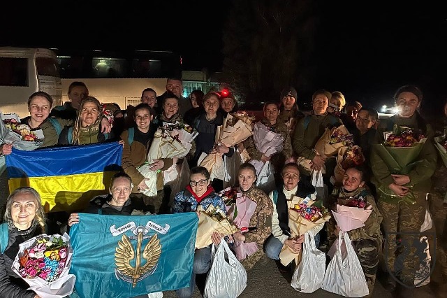 Russia releases 108 captive Ukrainian women