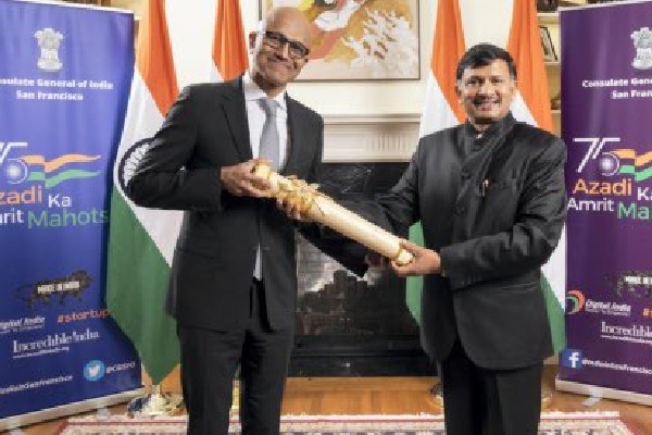 Microsoft CEO Satya Nadella receives Padma Bhushan in US
