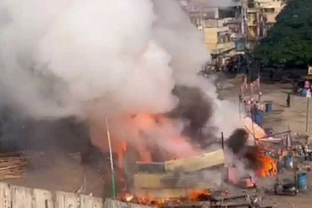 Fire accident in vijayawada