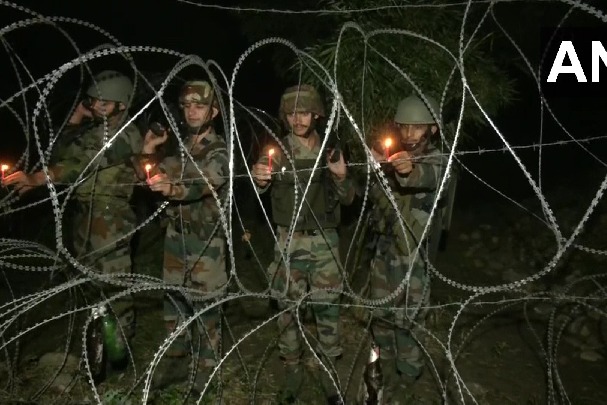 Indian Army jawans extend festive wishes