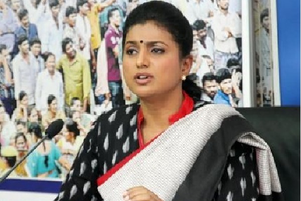 ap minister rk roja complaints ys jagan over her constituency leaders