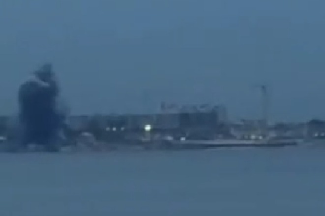 Drone attacks on Russian war Ships