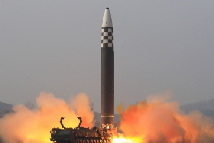 North Korea launches missile strikes