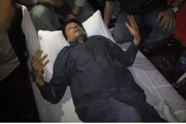 Imran Khan injured in firing during his rally 
