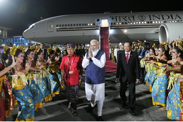 PM Modi arrives Bali to participate innnnnnn G20 summit
