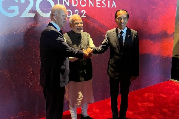 PM Modi interacts with world leaders at Bali G20 summit, shares pics