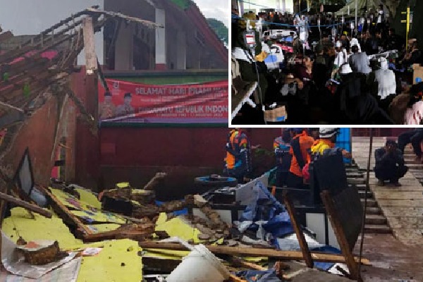 Strong earthquake kills 162 in Indonesia  
