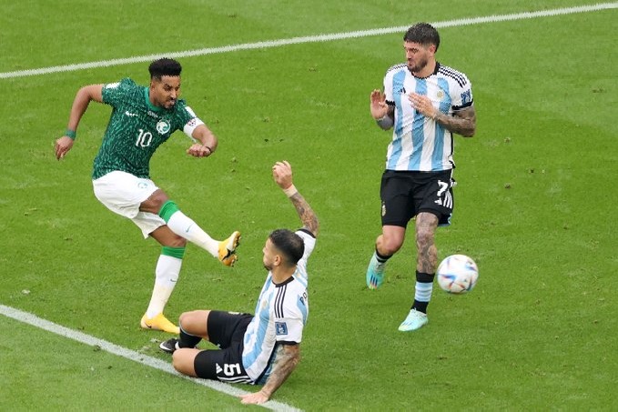 Biggest sensation in FIFA World Cup as Saudi Arabia beat Argentina