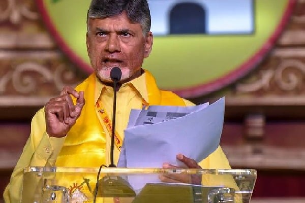 Chandrababu held review with party leaders 