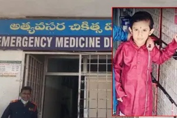 boy died after chocolate stuck throat in warangal