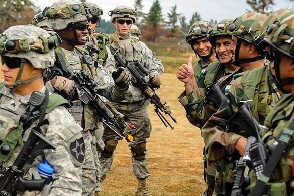 India US armies hold joint exercise near border with China