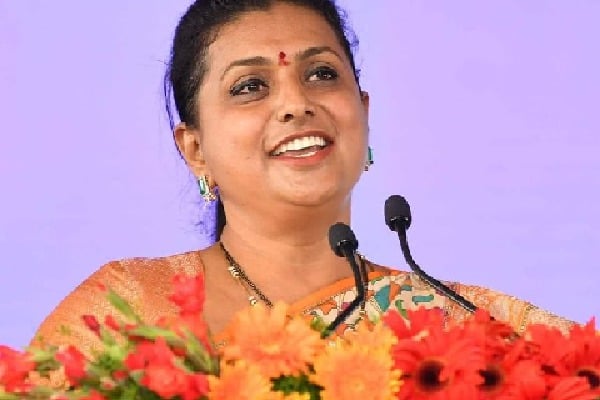 Minister RK Roja replies to TDP leader Anitha remarks
