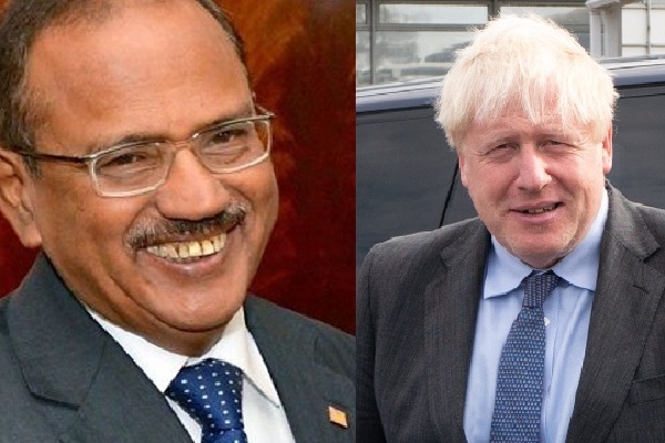 Ex-UK PM Boris Johnson, NSA Ajit Doval in Jaipur