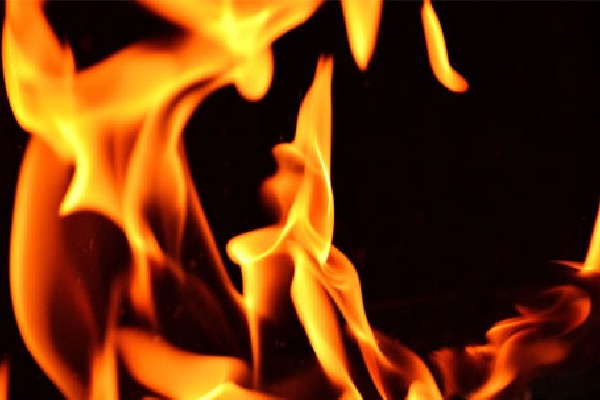 5 dead in a fire accident in mancherial dist