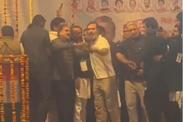 Viral video shows Rahul pushing down party worker's phone