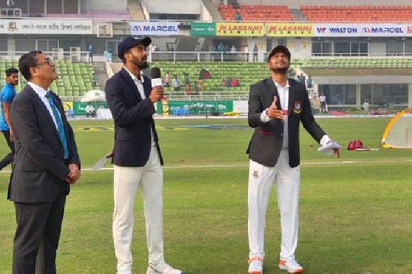 Bangladesh Won The Toss And Opt To Bat First in Second Test