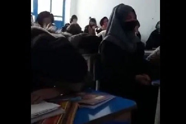 Video of Afghan girl students crying in classroom goes viral after Taliban bans female education