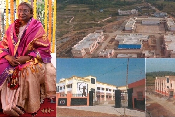 President inaugurates model schools for tribals in Telangana