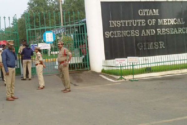 High tension at Gitam University in Visakhapatnam