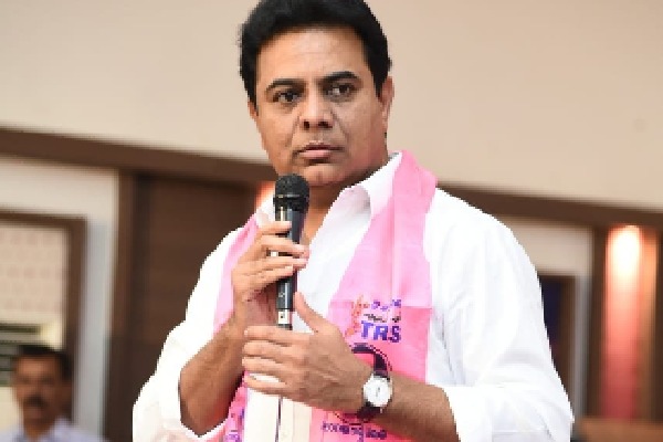 KTR wrote Union Govt for funds