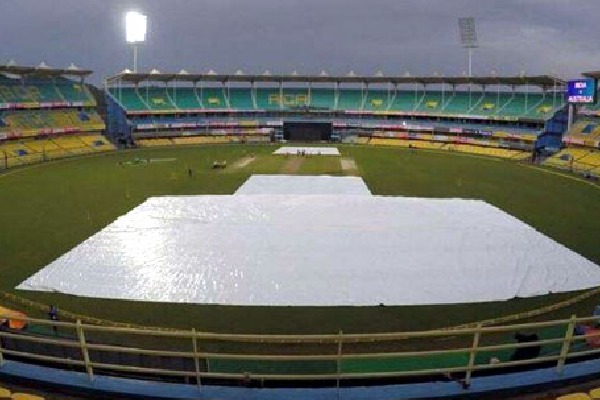 Ahead of India And Sri Lanka ODI Sprayed Snake Repellents at Assam stadium